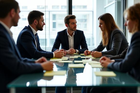 Executive leadership training session in London